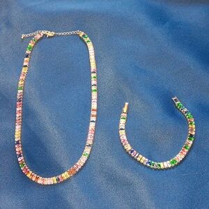 Necklace Set Multicolor Gemstone Necklace